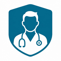 Home physician consultation icon